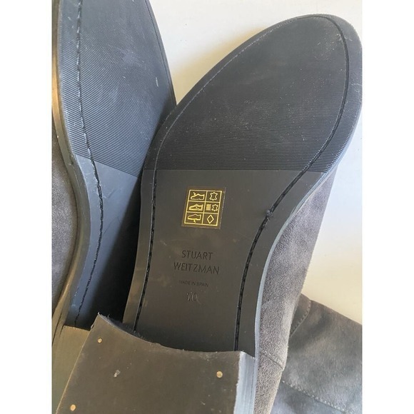 Stuart Weitzman Boots Ankle Grey Suede Size‎ 10 - Picture 8 of 17